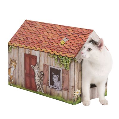 zoolove Maisonnette Home avec griffoir pour chat